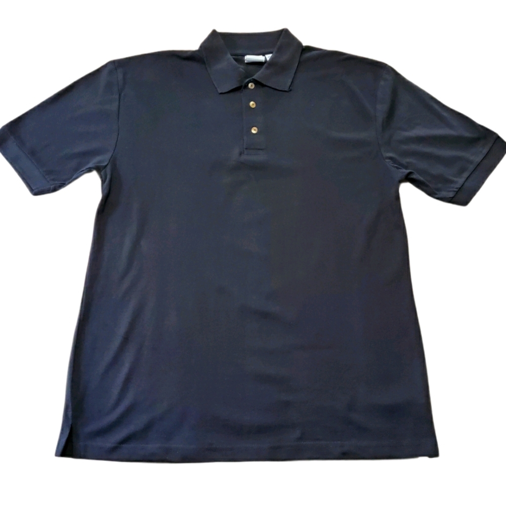 Mens Black Polo Sz Large NWOT